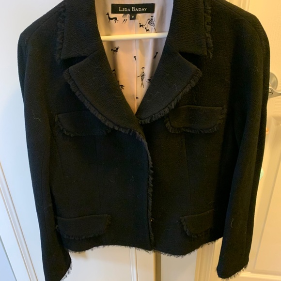 Lida Baday black wool jacket - Picture 4 of 4